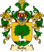 Irish Family Coat of Arms (v.25) Rothe