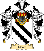 English Family Coat of Arms (v.25) Lever