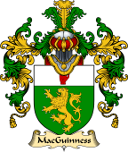 Irish Family Coat of Arms (v.25) MacGuinness or MacGinnis