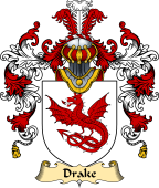 English Family Coat of Arms (v.25) Drake