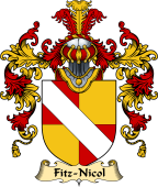 Irish Family Coat of Arms (v.25) Fitz-Nicol