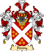 English Family Coat of Arms (v.25) Denny