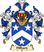 English Family Coat of Arms (v.25) Hilliard or Hillier