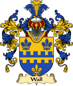 English Family Coat of Arms (v.25) Wall