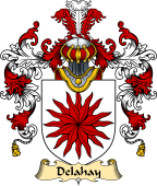 English Family Coat of Arms (v.25) Delahay