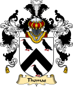 Welsh Family Coat of Arms (v.25) Thomas (AP GRUFFUDD AP NICOLAS)