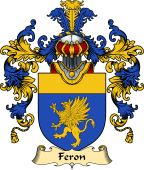 Scottish Family Coat of Arms (v.25) Feron or Ferron