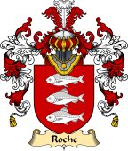 Irish Family Coat of Arms (v.25) Roche