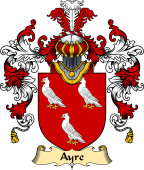 English Family Coat of Arms (v.25) Ayre