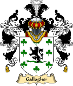 Irish Family Coat of Arms (v.25) Gallagher