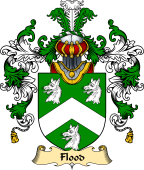 Irish Family Coat of Arms (v.25) Flood