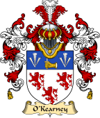 Irish Family Coat of Arms (v.25) O'Kearney