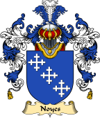 English Family Coat of Arms (v.25) Noyes