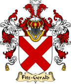 Irish Family Coat of Arms (v.25) Fitz-Gerald