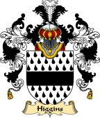 English Family Coat of Arms (v.25) Higgins