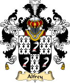 English Family Coat of Arms (v.25) Alfrey