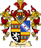 Welsh Family Coat of Arms (v.25) Weaver (or Wever, of Radnorshire)