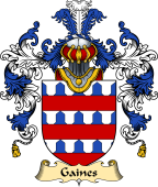 English Family Coat of Arms (v.25) Gaines