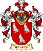 English Family Coat of Arms (v.25) Atherton