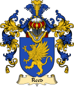 English Family Coat of Arms (v.25) Reade or Reed