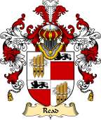 Welsh Family Coat of Arms (v.25) Read (of Roche, Laugharne, Carmanthenshire)