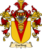 English Family Coat of Arms (v.25) Curling