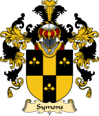 English Family Coat of Arms (v.25) Symons