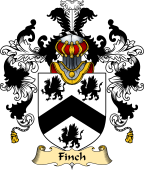 English Family Coat of Arms (v.25) Finch