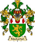 Irish Family Coat of Arms (v.25) MacCartan or MacArtan