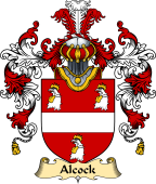 English Family Coat of Arms (v.25) Alcock