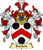 English Family Coat of Arms (v.25) Barford or Barfoot