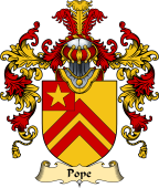 English Family Coat of Arms (v.25) Pope