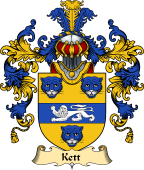 English Family Coat of Arms (v.25) Kett