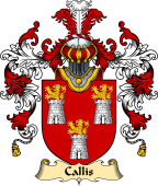 English Family Coat of Arms (v.25) Callis