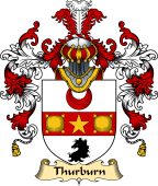 English Family Coat of Arms (v.25) Thurburn or Thorburn