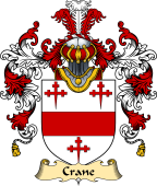 English Family Coat of Arms (v.25) Crane II