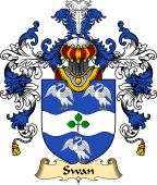 Irish Family Coat of Arms (v.25) Swan