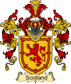 Scottish Family Coat of Arms (v.25) Scotland National