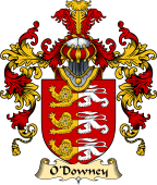 Irish Family Coat of Arms (v.25) O'Downey