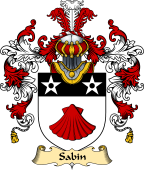 English Family Coat of Arms (v.25) Sabin (e)