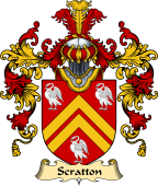 English Family Coat of Arms (v.25) Scratton