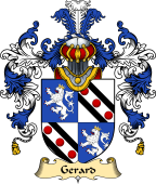 Welsh Family Coat of Arms (v.25) Gerard (of Cheshire, Daughter m. Wynn of Gwydir)