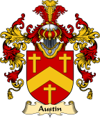 English Family Coat of Arms (v.25) Austin