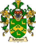 Irish Family Coat of Arms (v.25) Robinson or Robison